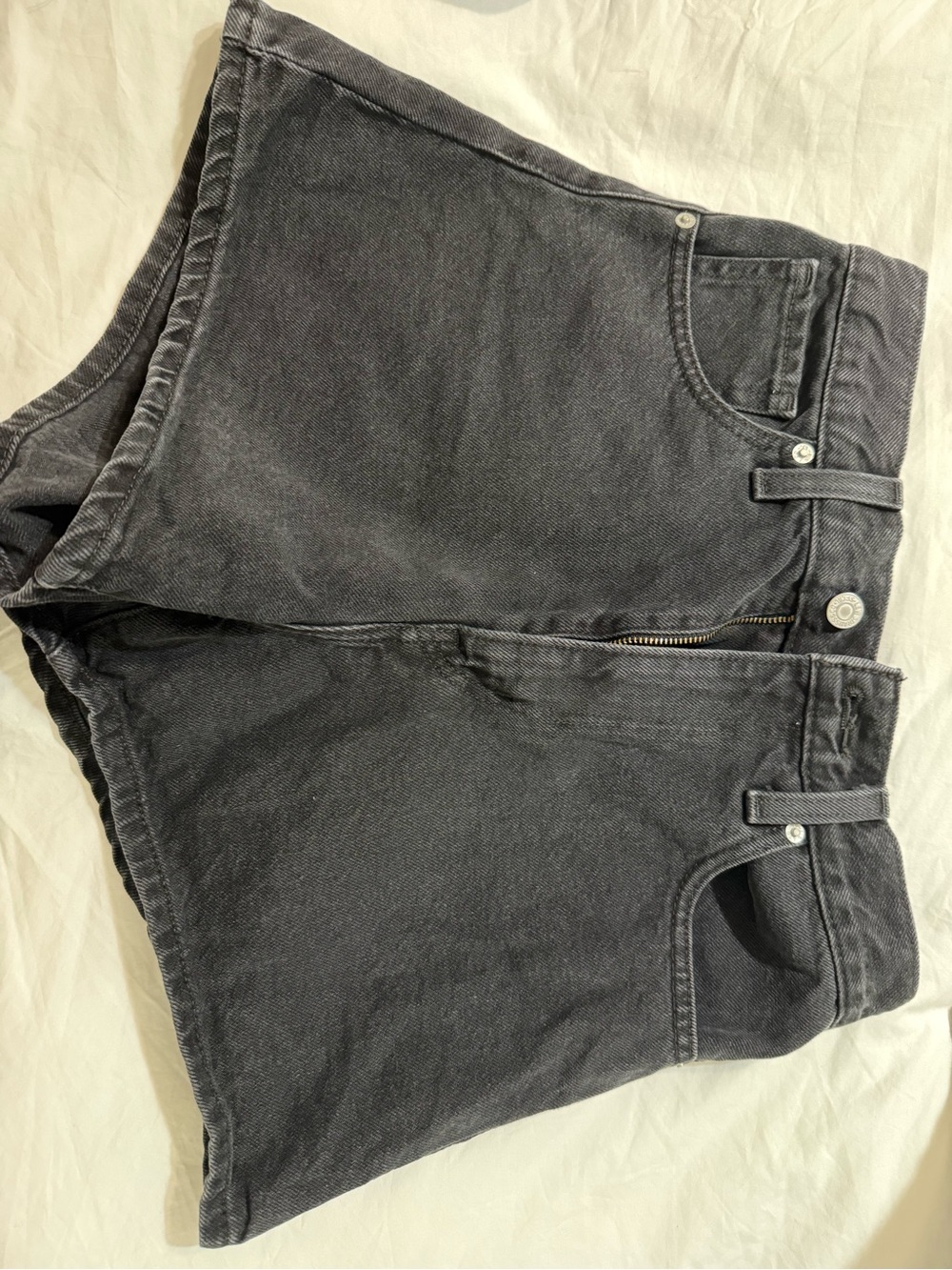 Levi's Black Denim Jean Shorts